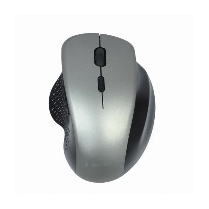 Gembird 6-button wireless optical mouse, black-spacegrey