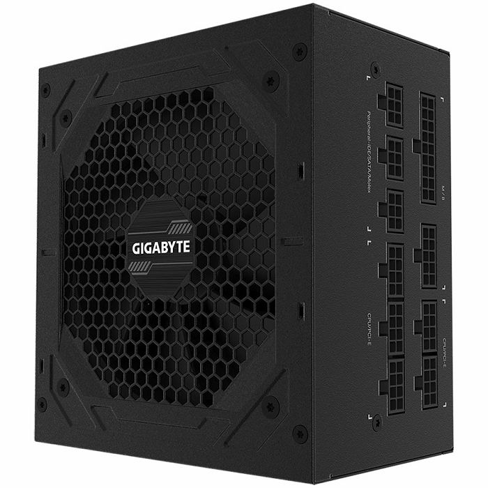 GIGABYTE P750GM Power Supply 750W, Modular, 80 PLUS Gold, Japanese capacitors, 120mm smart control fan, EU plug