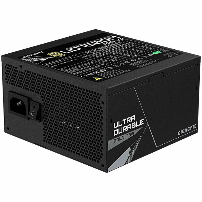 GIGABYTE UD750GM PG5 V2, 750W, ATX 3.1, 80+Gold, Modular