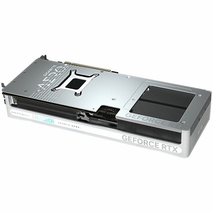 GIGABYTE Video Card NVIDIA GeForce RTX 5080 AERO OC SFF 16G (16GB GDDR7/256bit, PCI-E 5.0, Recommended PSU 850W, 16Pin Power connector, 3x DP, 1x HDMI) White/Silver