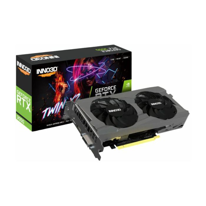 INNO3D GeForce RTX 3050 TWIN X2 V2, 6GB GDDR6