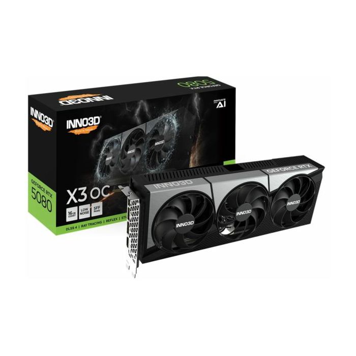 INNO3D GeForce RTX 5080 X3 OC, 16GB GDDR7