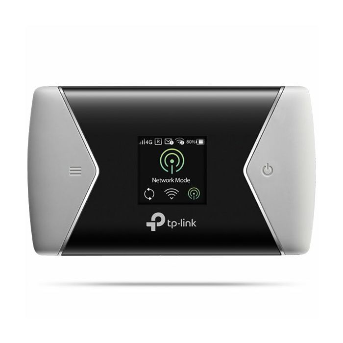Mobile Router TP-Link 300Mbps 4G LTE-Advanced Mobile Wi-Fi, AC1200 selectable Dual Band Wi-Fi, internal 4G Modem, SIM card slot, micro SD card slot, 1.4 inch TFT color screen display, 3000mAH recharge