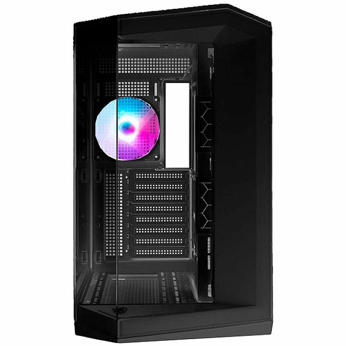 Chassis MAG PANO 100R PZ, ATX, Mid Tower, 4x Pre-installed ARGB Fan, 518.7 x 290 x 482mm, Black
