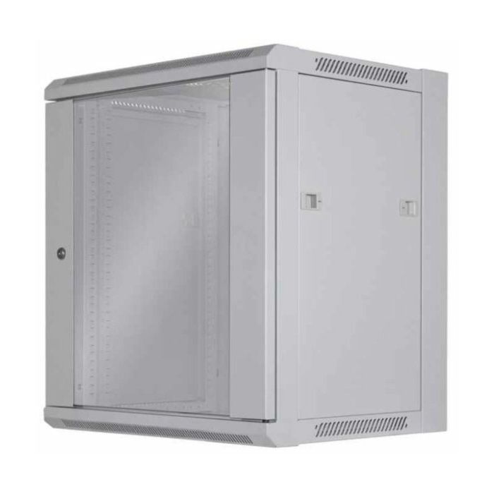 Intellinet 19" Wallmount Cabinet, 12U, 450 mm (17.7 in.) Depth, Gray