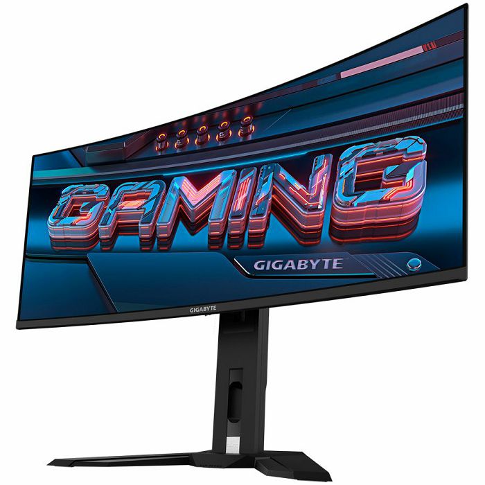 Gigabyte MO34WQC2 EK, 34" 3440 x 1440 (WQHD), QD-OLED, 0.03ms GTG, 240Hz, HDR True Black 400, ClearMR 13000, HDMI, DP, USB Type C, USB 3.2, Speakers, Tilt, Swivel, Height adjustment, VESA