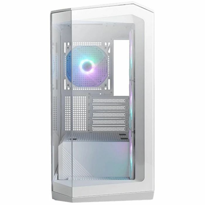 Chassis MPG VELOX 300R AIRFLOW PZ WHITE, eATX, Mid Tower, 4x Pre-installed ARGB Fan, 485 x 235 x 518 mm, White