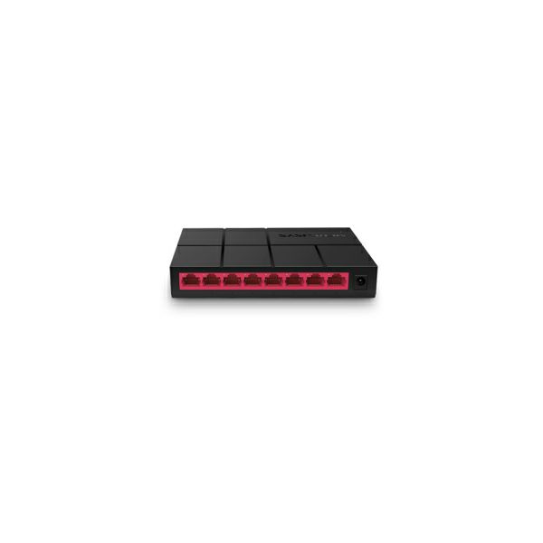 Mercusys 8-port Gigabit mini Desktop preklopnik (Switch), 8×10/100/1000M RJ45 ports, plastično kućište