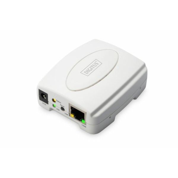 DIGITUS Fast Ethernet Print Server, USB 2.0