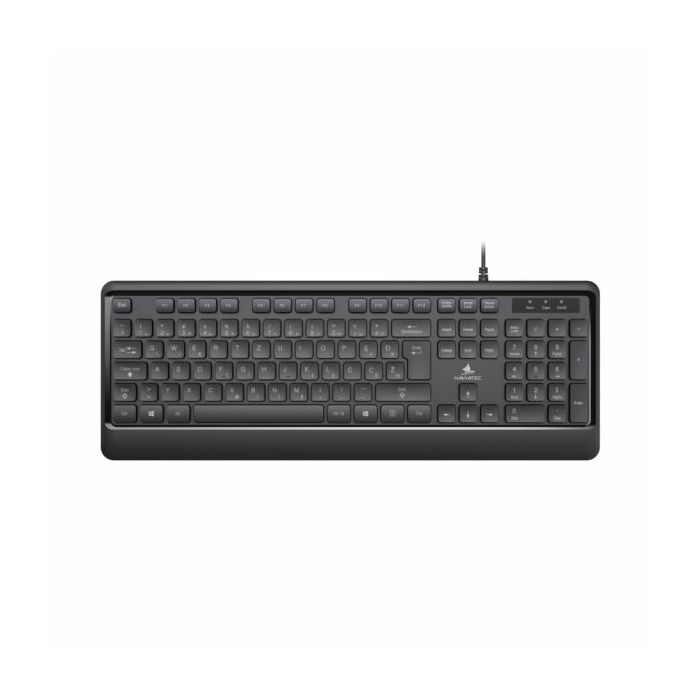 NaviaTec K105 USB Wired Keyboard, 104 keys, HR layout