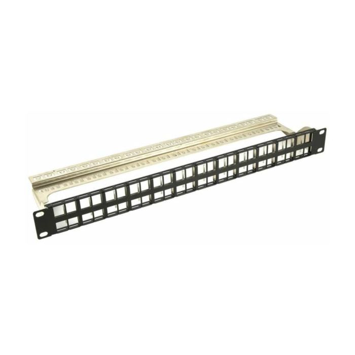 NaviaTec 1U 48 portni prazni patch panel, crni