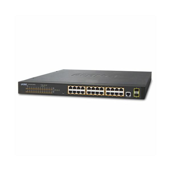 Planet 24P Gigabit HP PoE 2-Port SFP Managed Switch (300W)