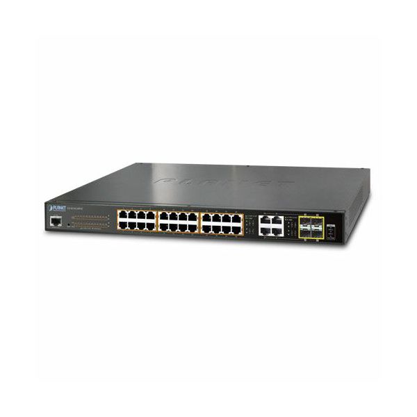 Planet 24P Gigabit HP POE 4 Gig TP SFP Mngd Switch (440W)