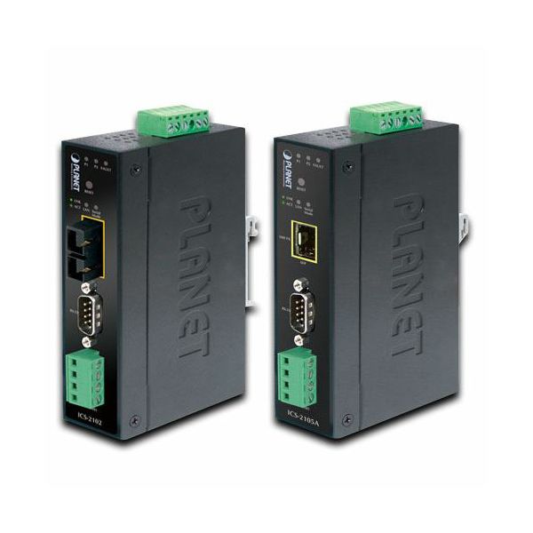 Planet Industrial RS-232 to 100Base-FX Open slot Media Converter (Fiber, Vary on SFP module) (-40~75)
