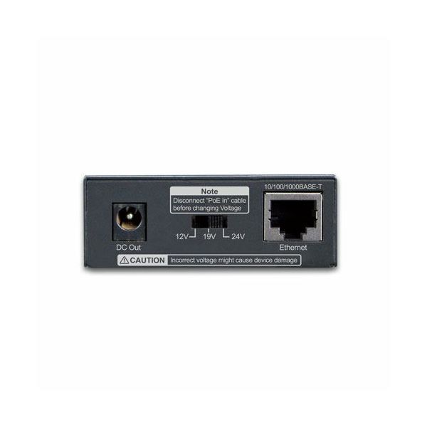 Planet Single-Port 10 100 1000Mbps Ultra PoE Splitter (12V 19V 24V)