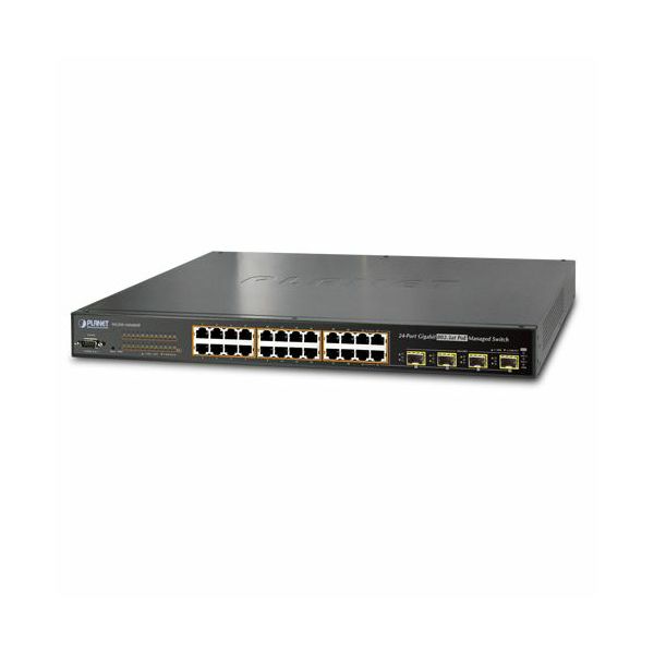 Planet 24P Gig High Power POE 4 SFP Mngd Switch (440W)