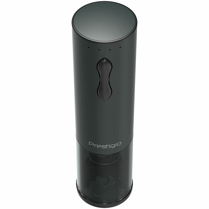 Bolsena, Electric wine opener with Prestigio Logo, aerator , vacuum preserver, Black color