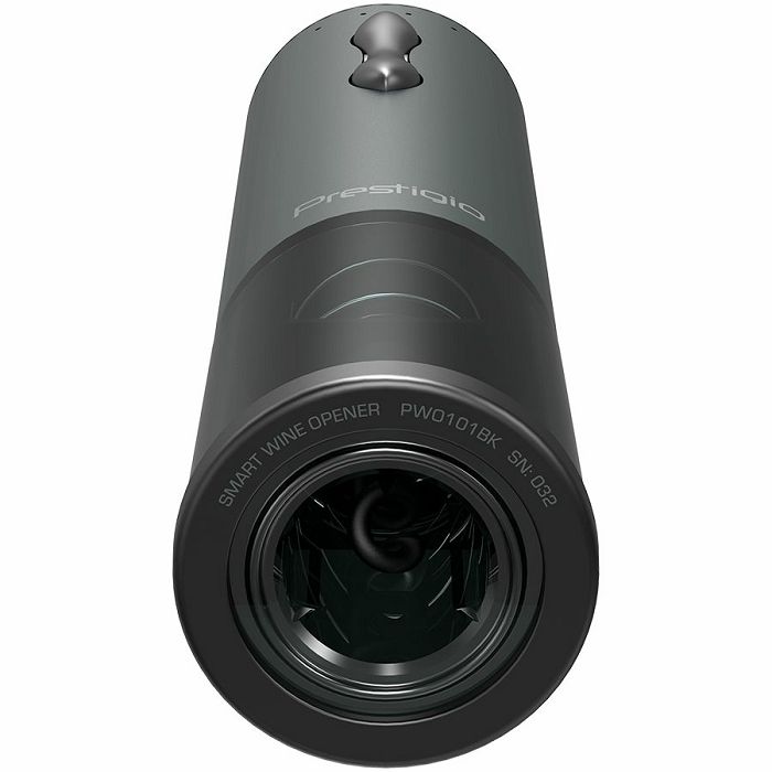 Bolsena, Electric wine opener with Prestigio Logo, aerator , vacuum preserver, Black color