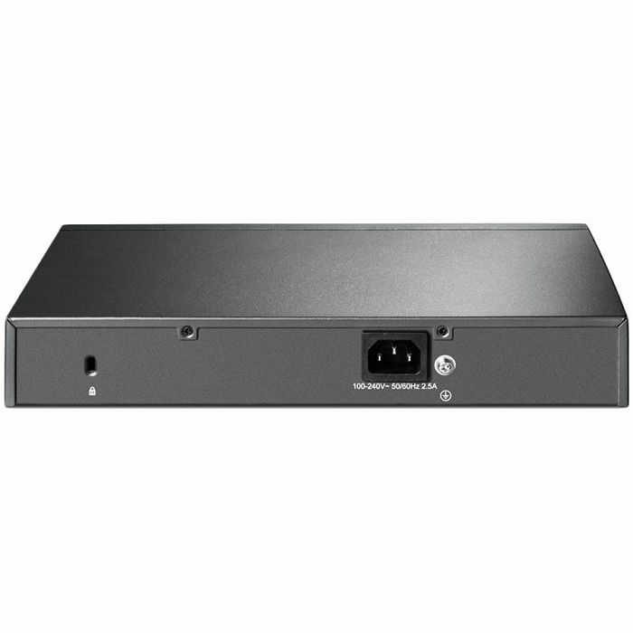 TP-Link SG2210MP Omada 10-Port Gigabit Smart Switch with 8-Port PoE+, 8× G PoE+ ports and 2× G SFP slots, 150 W total PoE budget, Omada app, Static Routing, VLAN, ACL, QoS, IGMP Snooping, Zero-Touch P