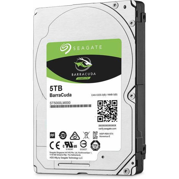 Seagate HDD, 5TB, 5400rpm, SATA, 128MB