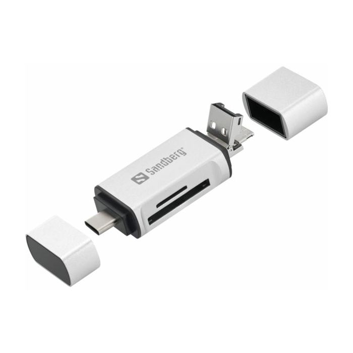 Sandberg Card Reader USB-C USB MicroUSB