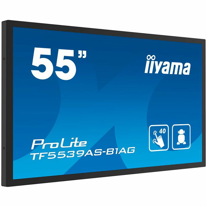 IIYAMA Prolite TF5539AS-B1AG Business Monitor - 139 cm (54.6"), 4K UHD (3840x2160), IPS LED, 60Hz, 8ms, 500 cd/m²
