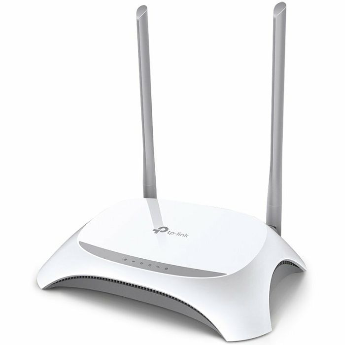 TP-LINK 300Mbps 3G Wireless N Router, Compatible with UMTS/HSPA/EVDO USB modem, 3G/WAN failover, 2T2R, 2.4GHz, 802.11n/g/b, 2 detachable antennas