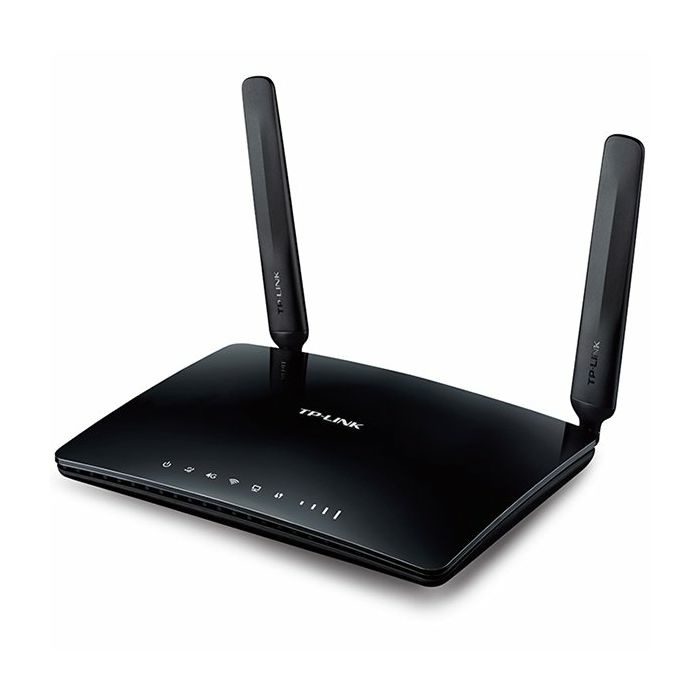 TP-LINK 300Mbps Wireless N 4G LTE Router with 4G LTE modem, LTE-FDD/LTE-TDD/DC-HSPA+/HSPA+/HSPA/UMTS/EDGE/GPRS/GSM, 3x10/100Mbps LAN ports, 1x10/100Mbps LAN/WAN port, 300Mbps / 2.4GHz, 802.11b/g/n, 2 