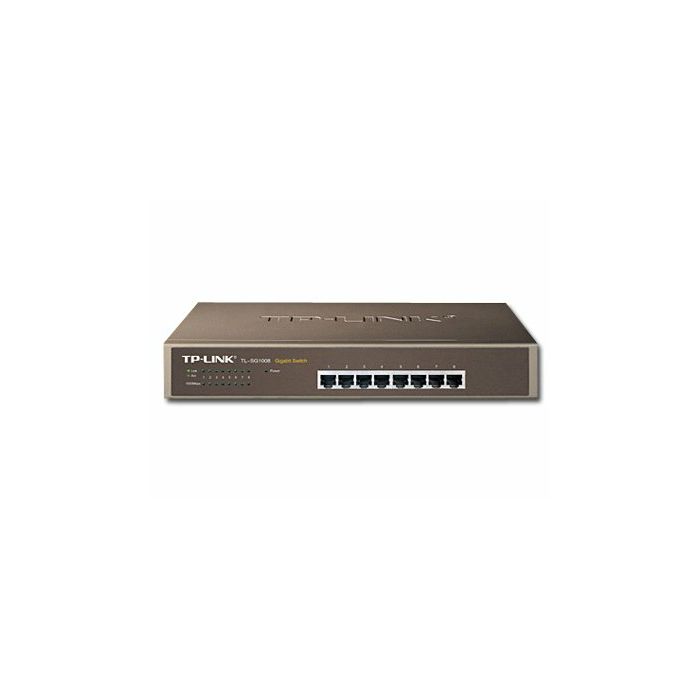 Switch TP-LINK TL-SG1008 (8 x 1000/100/10Mbps, Auto-Negotiation, MDI/MDI-X switch) Retail