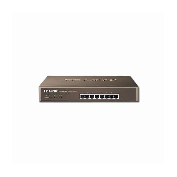 Switch TP-LINK TL-SG1008 (8 x 1000/100/10Mbps, Auto-Negotiation, MDI/MDI-X switch) Retail