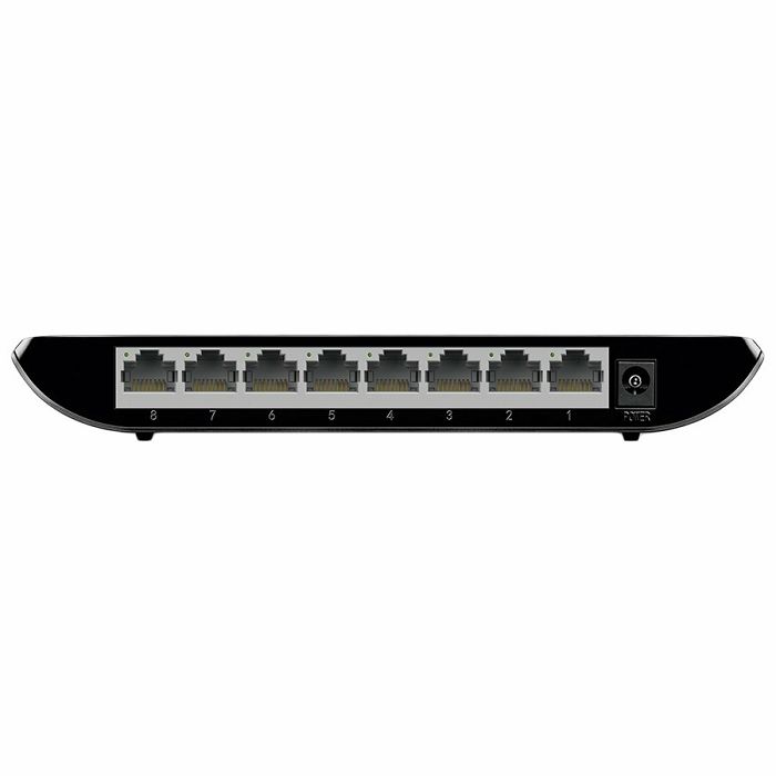 Switch TP-Link TL-SG1008D, 8-Port Gigabit RJ45 10/100/1000Mbps desktop switch, 16Gbps Switching Capacity, Fanless, Auto Negotiation/Auto MDI/MDIX