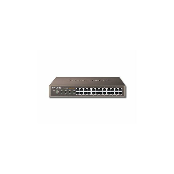 Switch TP-Link TL-SG1024D 24-port Gigabit Desktop/Rachmount Switch, 24 10/100/1000M RJ45 ports, 13-inch rack-mountable steel case