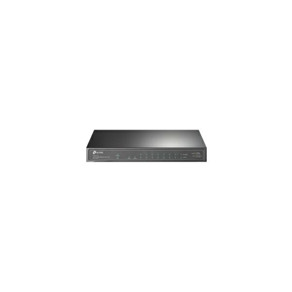 TP-Link SG1210P 10-Port Gigabit PoE+ Switch, 8 Gigabit PoE+ Ports, 1 Gigabit RJ45 Ports and 1 Gigabit SFP Slots, 802.3at/af, 63W PoE Power, Desktop Steel Case