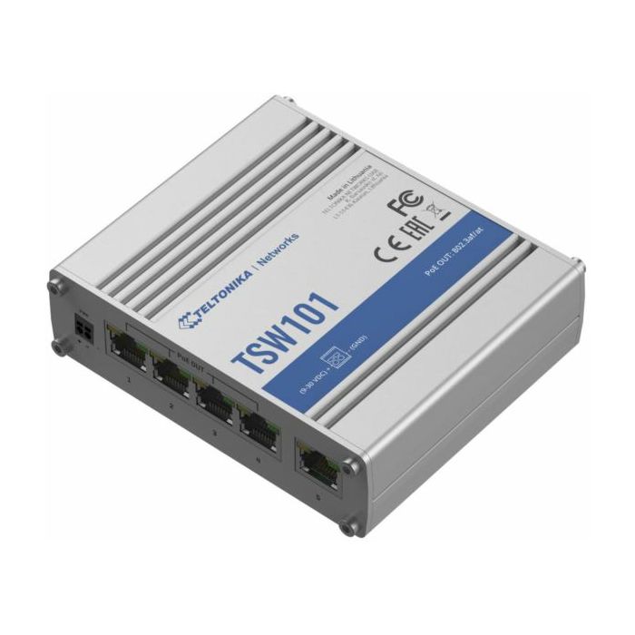 Teltonika TSW101 Industrial PoE Unmanaged Switch