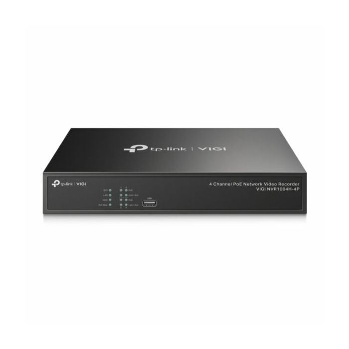 TP-Link VIGI NVR1004H-4P, 4 Channel PoE Network Video Recorder