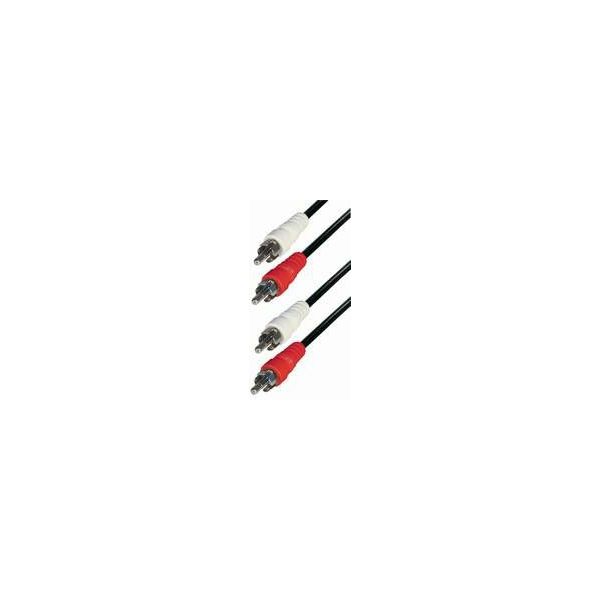 Transmedia RCA Stereo Kabel 1,5m