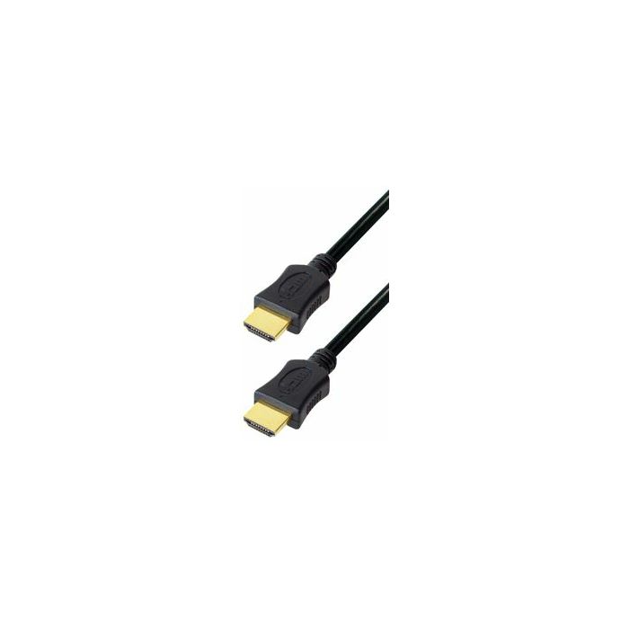 Transmedia HDMI 1.4 cable with Ethernet 0,5m gold plugs