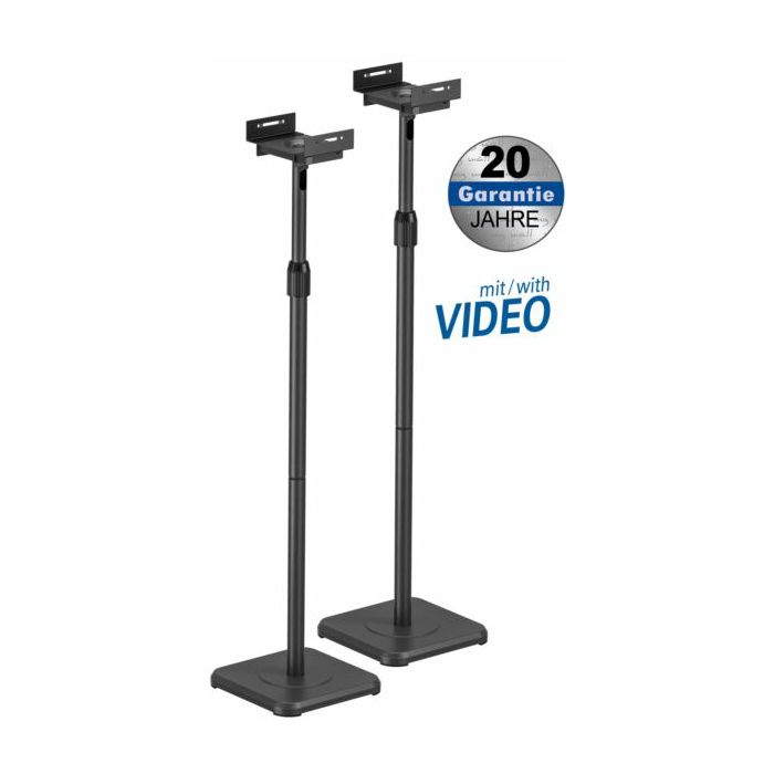 Transmedia 2 height-adjustable speaker stands