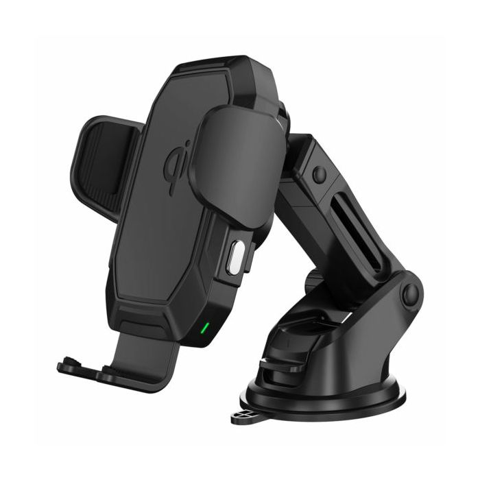 Transmedia Mobile phone holder with Qi fast wireless charger