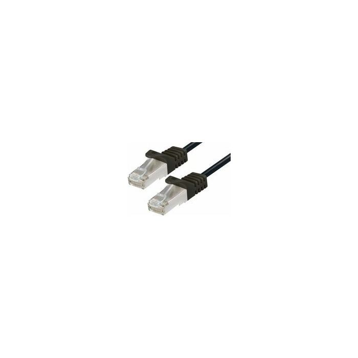 Transmedia CAT6a SFTP CU AWG26 Patch Cable 7,5m black