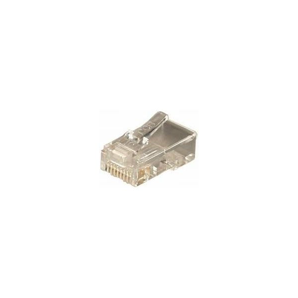 Transmedia RJ45 connector for round cable