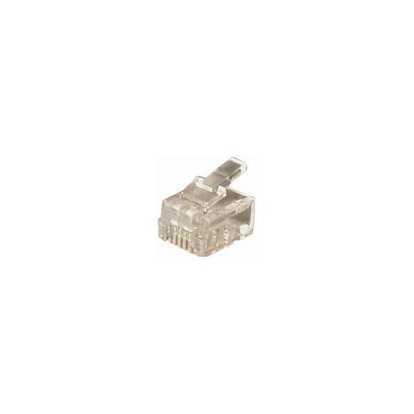 Transmedia RJ11 Plug Western 6 4-plug