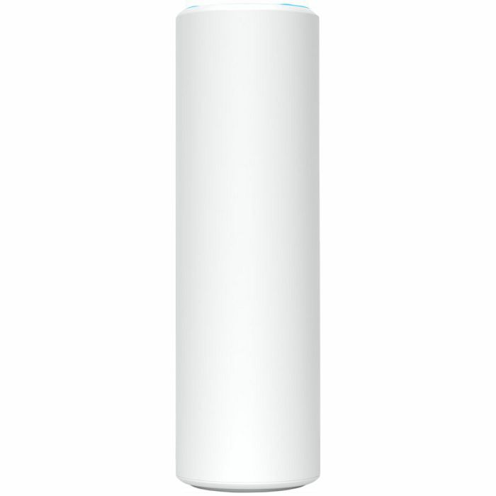 UBIQUITI U6 Mesh, WiFi 6, 6 spatial streams, 140 m² (1,500 ft²) coverage, 300+ connected devices, Powered using PoE, GbE uplink, Versatile tabletop, wall, and pole mounting, Weatherproof (outdoor expo