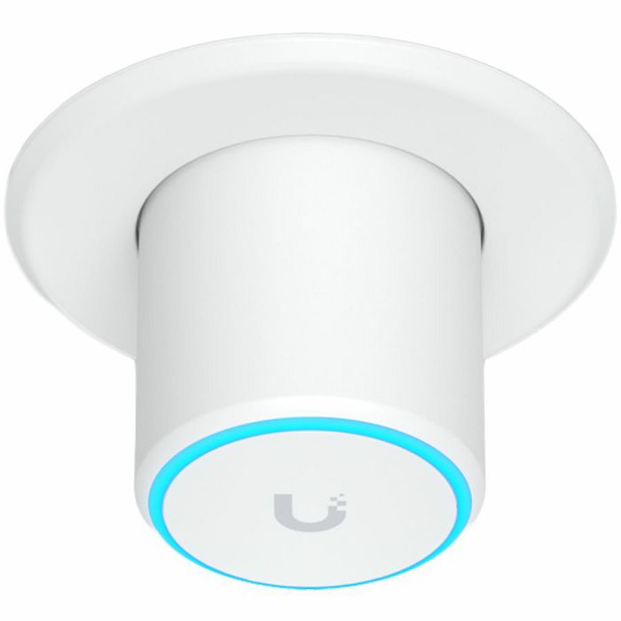 UBIQUITI U6 Mesh, WiFi 6, 6 spatial streams, 140 m² (1,500 ft²) coverage, 300+ connected devices, Powered using PoE, GbE uplink, Versatile tabletop, wall, and pole mounting, Weatherproof (outdoor expo