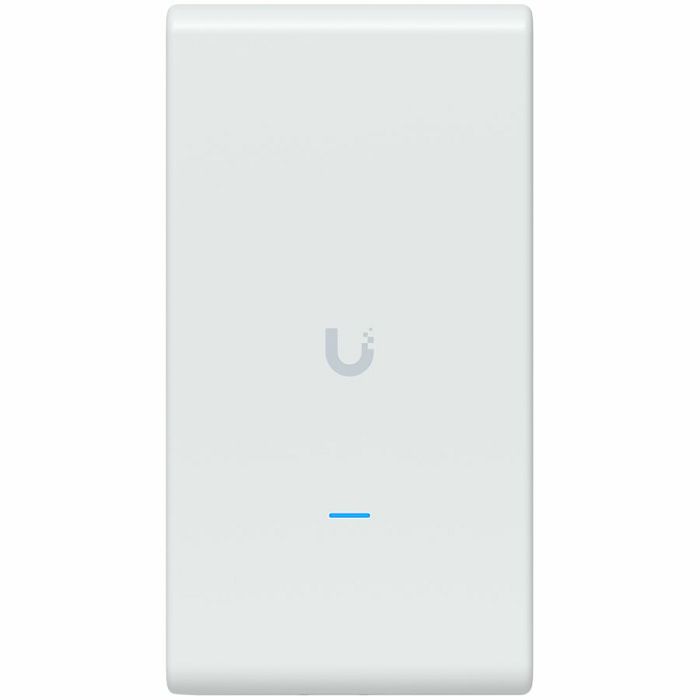 Ubiquiti U6-Mesh-Pro-EU Indoor/outdoor WiFi 6 AP with 4 spatial streams, an integrated super antenna, and a gigabit passthrough port