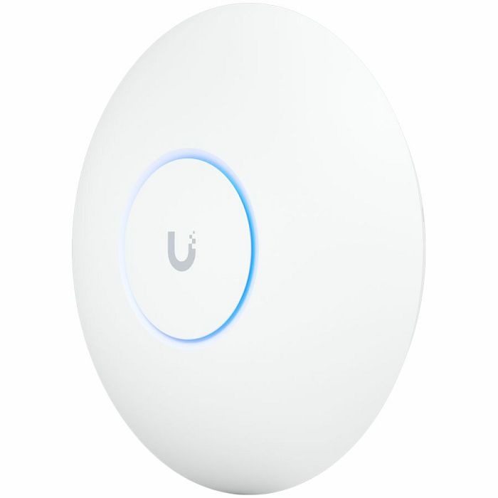 Ubiquiti U7-Pro-Max Ceiling-mounted WiFi 7 AP with 8 spatial streams, 6 GHz support, and a dedicated spectral scanning engine for interference-free WiFi in demanding, large-scale environments