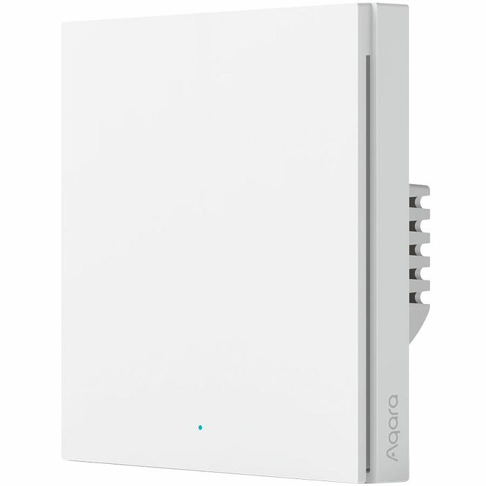 Aqara Smart Wall Switch H1 (with neutral, single rocker) Model No: WS-EUK03; SKU: AK073EUW01