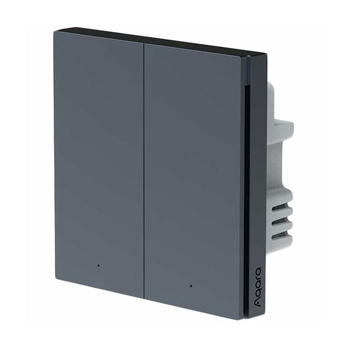 Aqara Smart Wall Switch H1 (with neutral, double rocker): Model: WS-EUK04; SKU: AK074RUG01