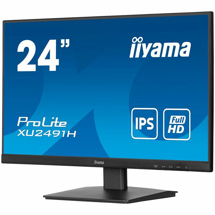 IIYAMA Monitor LED XU2491H-B1  23.8" IPS 1920 x 1080 100Hz  300 cd/m 1300:1 0.5ms HDMI DP Titl 3y
