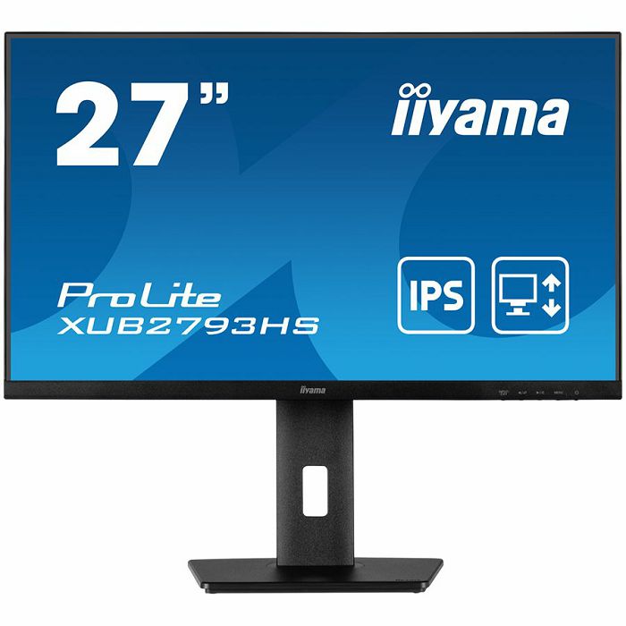 Iiyama  XUB2793HS-B7  LED monitor 27 1920 x 1080 FHD 100 Hz IPS 300 cd 1300 1ms HDMI DP